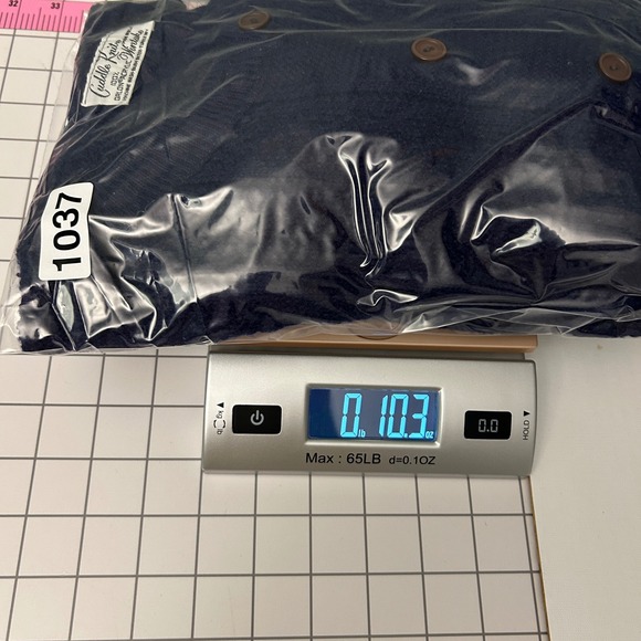 VTG Sweater Women's S/M Cardigan Navy Blue Button Up Long Sleeve Cozy Grannycore - Picture 11 of 11